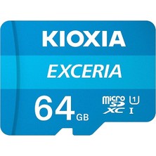 Ahes Excerıa 64GB Microsdxc Hafıza Kartı – Uhs-I U1 C10, 100MB/S Okuma, Full Hd