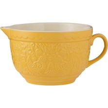 Ahes Cash Home To Roost Batter Bowl | Saplı 2.3l Taş Karıştırma Kasesi, Dökme Dudak ve Kabartmalı Tavuk ve Horoz Tasarımı | Hamurlar, Yumurtalar ve Kek Karışımları Için Klasik Bakeware