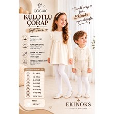 Trendcorap & First Burun Dikişsiz Pamuklu Okul Çocuk Külotlu Çorap
