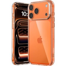 Ahes iPhone 17 Pro Max ile Uyumlu Crystal Clear (Ultra Şeffaf Silikon) Kılıf Arkası Sert Polikarbonat Kenarları Yumuşak Tpu Darbe Emici Iç Hava Yastığı Destekli Kapak (17 Pro Max)