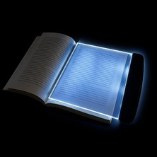 Ahes Okuma LED Işıklı Panel – Sayfa Aydınlatma Lambası, Taşınabilir & Pilli, Göz Yormaz, Gece Okuma Işığı (11.5X17 Cm)