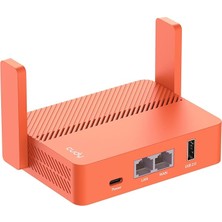 Ahes TR1200 AC1200 Cep Boyutlu Seyahat Wi-Fi Router, Usb-C Güç, Otel ve Halka Açık Ağlar Için Genişletici/wısp Modu, Vpn Istemci ve Sunucu, Dosya Paylaşımı Için USB Portu