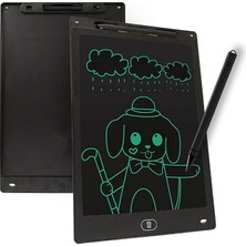 Ahes Büyük Boy Dijital Yazı Tahtası Grafik Çizim Tableti 12 Inç LCD Çocuk Tablet (Siyah)