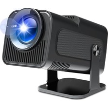 Ahes Mini Projektör, 4K ve 1080P Destekli, Wifi ile Ekran Yansıtma, Android, Taşınabilir LED Ev Sineması