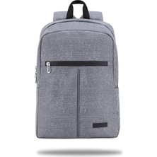 Ahes BP-WTX508G Pro 15.6 Inch Uyumlu Wtxpro Su Geçirmez Kumaş, Su Geçirmez Fermuar, Macbook, Laptop, Notebook Sırt Çantası –gri