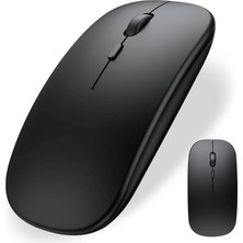 Ahes Bluetooth Şarjlı 2.4ghz Kablosuz Mouse Sessiz Tıklama
