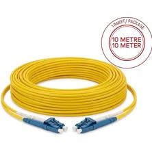 Ahes Singlemode Dupleks 10 Metre Fiber Patch Cord