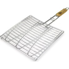 Ahes Gurme Balık Izgarası, Barbekü Balık Izgara Sepeti, Bbq Balık Izgara Teli, Paslanmaz Çelik Barbekü Izgara Malzemeleri, Ahşap Saplı