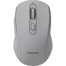 Ahes WM504 2.4 Ghz Şarj Edilebilir Kablosuz Mouse -Gri