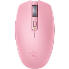 Ahes Orochi V2-950 Saate Kadar Pil Ömrüne Sahip Mobil Kablosuz Oyun Mouse'u (Ultra Hafif Tasarım, Hyperspeed Kablosuz ve Bluetooth, 2. Nesil Mekanik Mouse Anahtarları) Pembe
