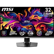 Ahes 31.5 Mpg 322URX Qd-Oled, Gaming Monitör, Uhd, 16:9 Flat, Qd-Oled, 240HZ, 0.03MS, G-Sync Compatible