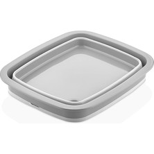 Ahes Temizlik Badyası Alttan Tapalı Leğen Badya Bpa Içermez (Gri)
