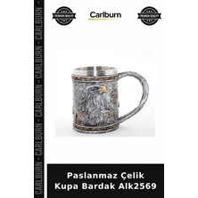 Carlburn Özel Üretim Mutfak Metal Paslanmaz Çelik Kupa Bardak ALK2569