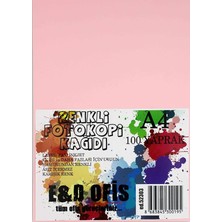 Ahes Ofis A4 100 Yaprak 10 Renk Karışık Renkli Fotokopi KAĞIDI/ED.53303