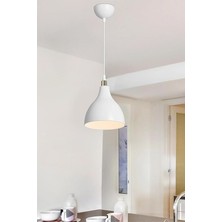 Ahes Lightdesign Beyaz Sarkıt Avize Yatak Odası Salon Mutfak Koridor Lamba 18 AGNM94