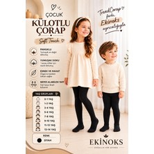 Trendcorap & First Burun Dikişsiz Pamuklu Okul Çocuk Külotlu Çorap