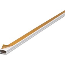 Ahes Kanalı 25X16 mm 2 Metre Yapışkan Bantlı 4 Adet