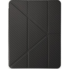 Efnaz Style Apple iPad Pro 11 (2024) Kılıf Color Karbon Tablet Kılıfı - Koyu Gri
