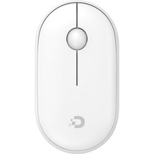 Ahes MX300 Mobile Pro Sessiz Kablosuz Mouse Bluetooth ve 2.4ghz Wireless Bağlantı (Beyaz)