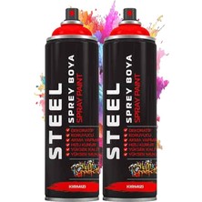 Ahes Sprey Boya 200 ml 2 Adet Hızlı Kuruyan Profesyonel Ahşap Plastik Demir Metal Cam Porselen Duvar Renkli