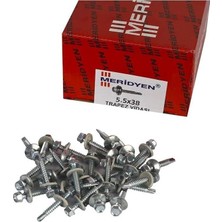 Ahes Trapez Çatı Vidası 5.5X38 (200LÜ Paket)