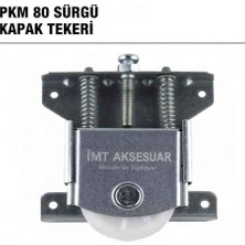 Ahes Aksesuar Pkm 80 Sürgülü Dolap Kapağı ve Gardrop Sürgü Kapağı Tekeri