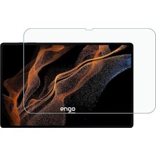 Ahes Samsung Galaxy Tab S8 Ultra 14.6 Inç Ile Uyumlu Ekran Koruyucu 9h Temperli Kırılmaz Esnek Nano Cam, Çizilmeye ve Darbeye Dayanıklı Koruma, Hd Şeffaf Samsung SM-X900