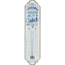 Ahes Fisherman Catch Retro Termometre Analog 6,5 x 28 cm
