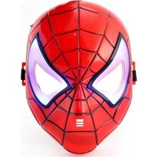 Ahes Oyuncak Maske Işıklı Spiderman Örümcek Adam Maskesi Kaliteli Ürün