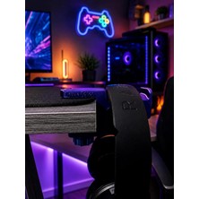 Ahes Premium Kulaklık Standı | 3D Premium Tasarım | Gamer Masa Kenarı Aksesuarı | Nebula Edition