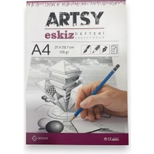 Ahes Eskiz Defteri Sketchbook A4 125 gr