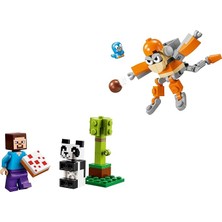 Ahes Minecraft 30672 Steve And Baby Panda