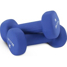 Ahes Dambıl Neopren Set Altıgen Kısa Dambıl (2'li Set) Birden Fazla Ağırlık Seçeneği (0,9 kg Ila 6,8 Kg)