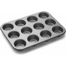 Ahes Muffin & Cupcake Pişirme Kalıbı – Yapışmaz Kaplama, Isıya Dayanıklı Metal Fırın Tepsisi, Kek ve Cupcake Pişirme Tavası