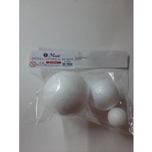 Ahes Okul Öncesi Dünya, Güneş ve Ay Seti, 3cm, 5cm, 7cm