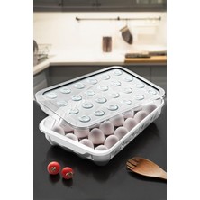 Ahes Kilitli Kapaklı Buzdolabı Içi Yumurtalık - Yumurta Saklama Kabı,şeffaf