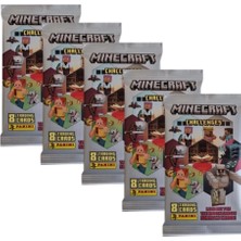 Ahes Minecraft Challenges Trading Card Collection, 5 Paket (40 Kart) Seti