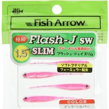 Ahes Arrow Flash-J Slim Sw 1.5" (5 Adet/paket) #101 Pink/silver Olta