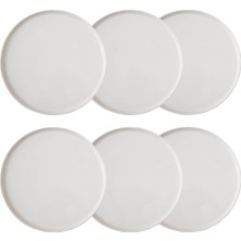 Ahes Whıte Servis Tabağı Seti 6lı -26CM