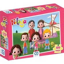 Ahes Games Niloya Lisanslı 100 Parça 34X24CM Çocuk Puzzle Yapboz Serisi