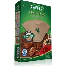 Ahes Caffeo Filtre Kahve Kağıdı 1x4 4 Numara 80'li Paket
