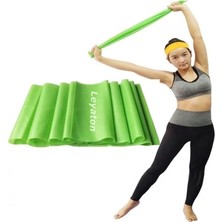 Ahes Pilates Bandı Jimnastik Egzersiz Lastiği 150X15CM Yeşil, Tek Ebat, 15015YESİL, Yeşil