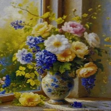 Ahes Yapışan Boncuk Mozaik Tablo 30 * 40 cm L8
