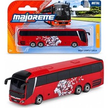 Ahes 212053159 Man Lion’s Coach Metal Oyuncak Otobüs – Kırmızı