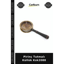Carlburn Özel Üretim Metal Aksesuar Ev Dekor Masaüstü Şık Pirinç Tutmalı Küllük KSK2088