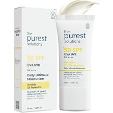 Ahes Purest Solutions, Yüksek Koruma ve Nemlendirici Etkili Güneş Koruyucu Krem Spf 50, 50 ml