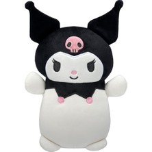 Ahes Orijinal Sanrio 10-Inç Kuromi Hugmees - Orta Boy Ultrasoft Resmi Jazwares Peluş