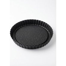 Ahes Home 28 cm Granit Turta Kalıbı – Yapışmaz Yüzeyli Yuvarlak Fırın Tepsisi | Kek, Tart ve Turta Pişirme Kalıbı (28 cm Turta)