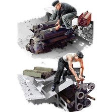 Ahes 35331 1:35 Panzer Iıı/ıv Tür Için Maybach Hl 120 Motor. Tamir Ekibi ile Birlikte.