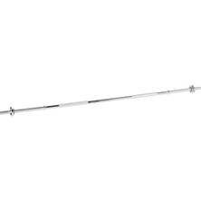 Ahes Unisex Düz Krom Bar Ds 1830, Gri, 183 cm